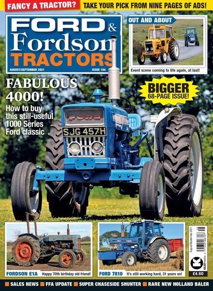 Ford & Fordson Tractors – August-September 2021 Cover
