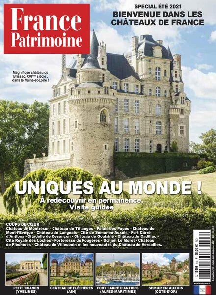France Patrimoine – Juillet-Septembre 2021 Cover