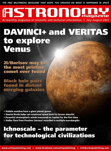 Free Astronomy – July-August 2021 Cover