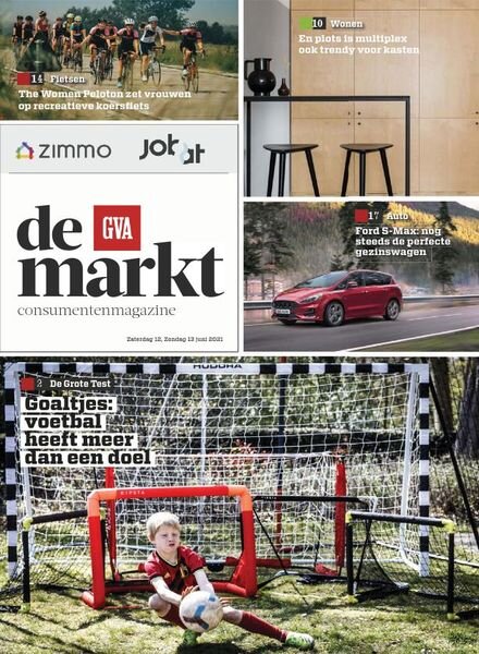 Gazet van Antwerpen De Markt – 12 juni 2021 Cover