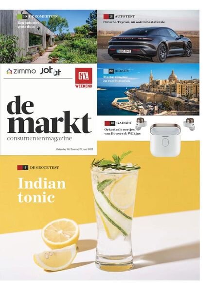 Gazet van Antwerpen De Markt – 26 juni 2021 Cover