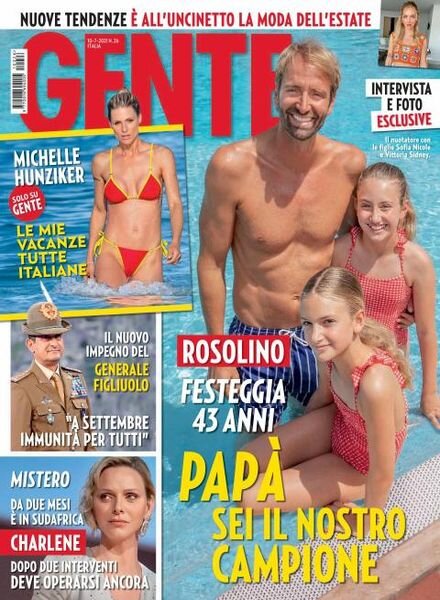 Gente Italia – 10 luglio 2021 Cover