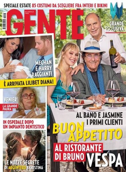 Gente Italia – 19 giugno 2021 Cover