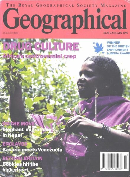 Geographical – January 1995 Cover