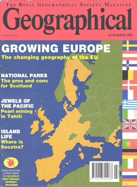 Geographical – March 1995 Cover