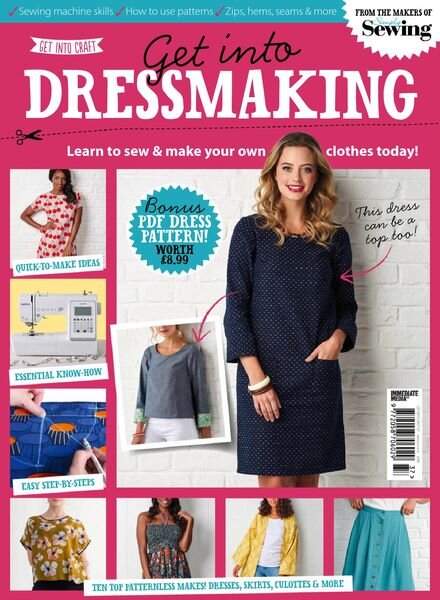 Get Into Dressmaking – May 2021 Cover