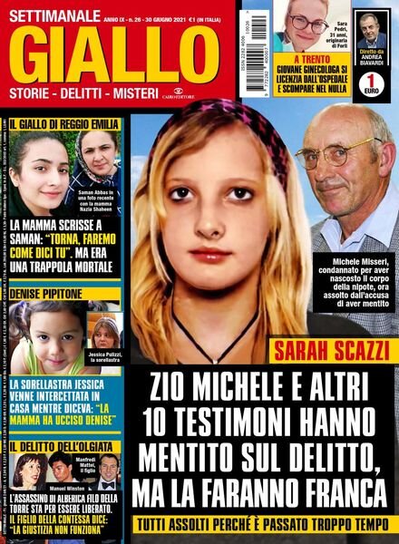 Giallo – 30 Giugno 2021 Cover