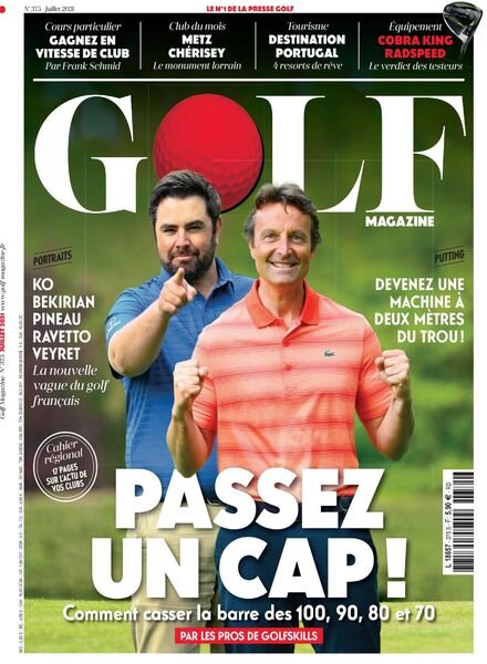 Golf Magazine France – Juillet 2021 Cover