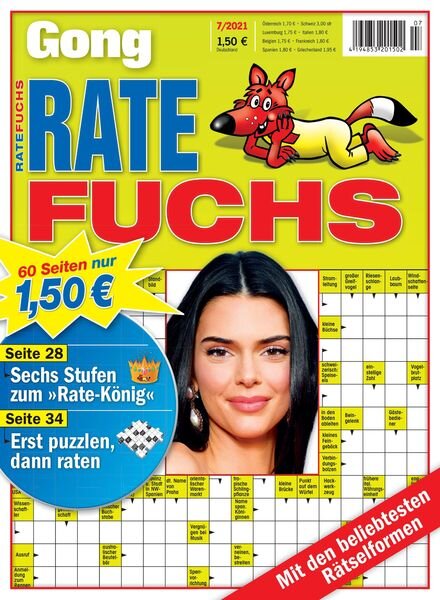 Gong Ratefuchs – Juli 2021 Cover