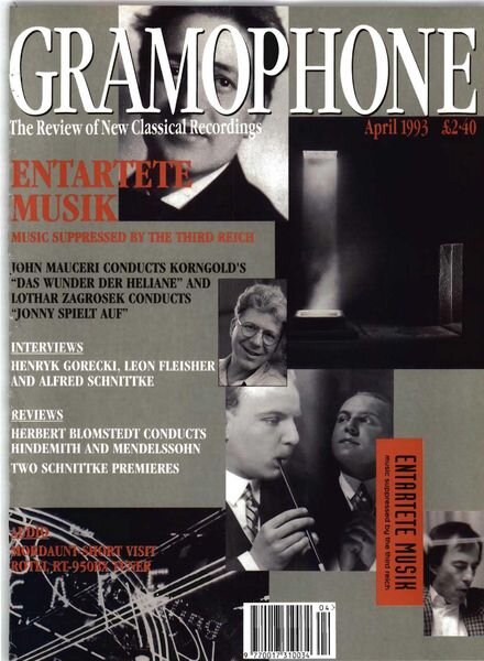 Gramophone – April 1993 Cover