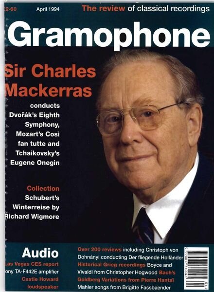 Gramophone – April 1994 Cover
