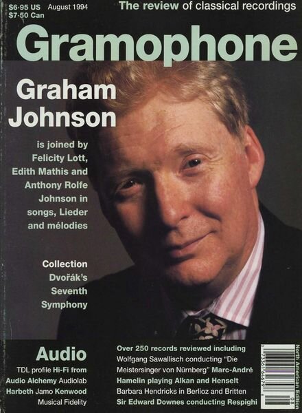 Gramophone – August 1994 Cover
