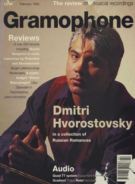 Gramophone – February 1995 Cover