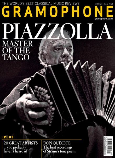 Gramophone – July 2021 Cover