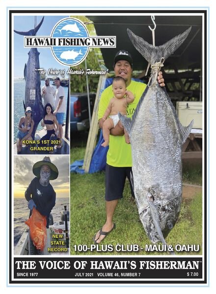 Hawaii Fishing News – July 2021 Cover