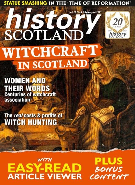 History Scotland – July-August 2021 Cover