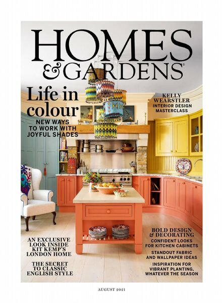 Homes & Gardens UK – August 2021 Cover