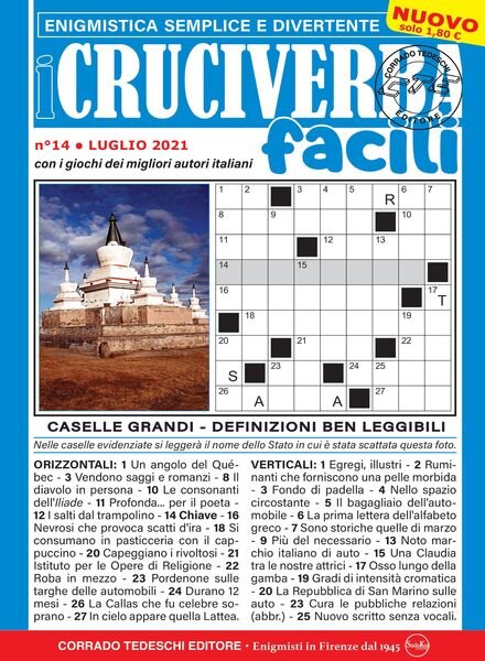 I Cruciverba Facili – luglio 2021 Cover