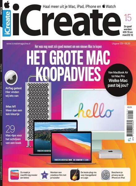 iCreate Netherlands – juni 2021 Cover