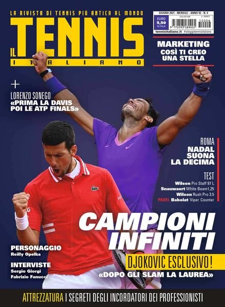 Il Tennis Italiano – Giugno 2021 Cover