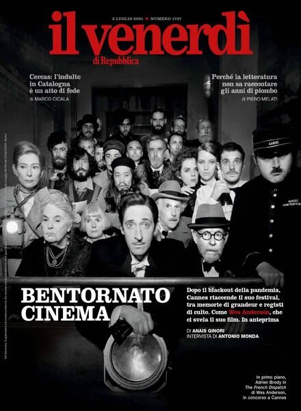 Il Venerdi di Repubblica – 2 Luglio 2021 Cover