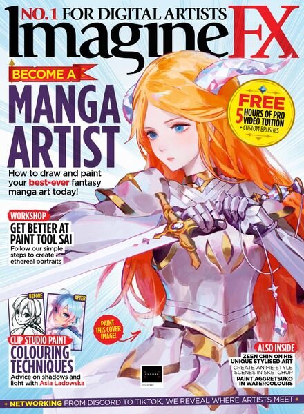 ImagineFX – August 2021 Cover