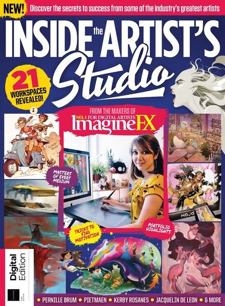 ImagineFX Inside The Artist’s Studio – 24 June 2021 Cover