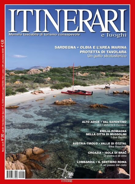 Itinerari e Luoghi – luglio 2021 Cover