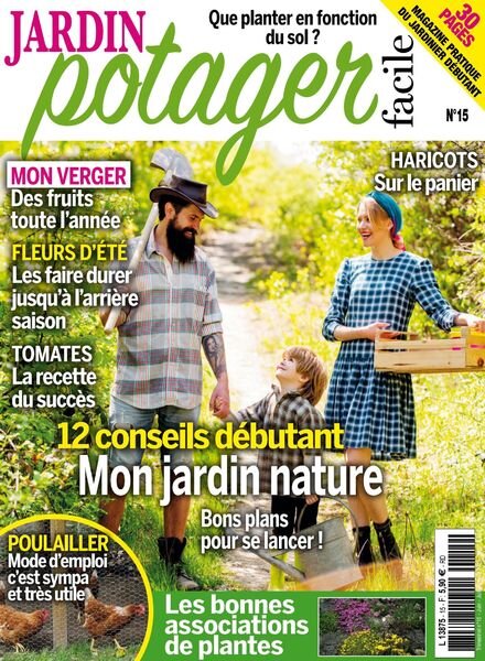 Jardin Potager Facile – Juin-Aout 2021 Cover