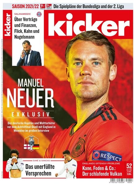 Kicker – 28 Juni 2021 Cover