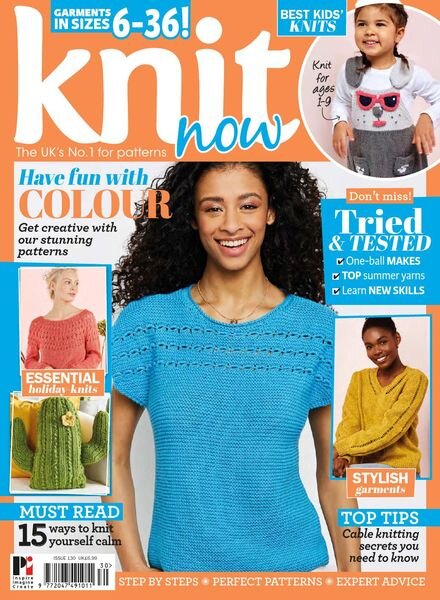 Knit Now – Issue 130 – June 2021 Cover