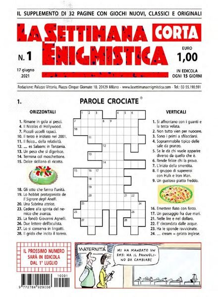 La Settimana Corta – 17 Giugno 2021 Cover