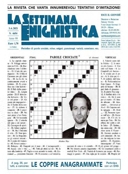 La Settimana Enigmistica – 3 Giugno 2021 Cover