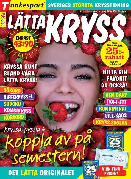 Latta kryss – 10 juni 2021 Cover