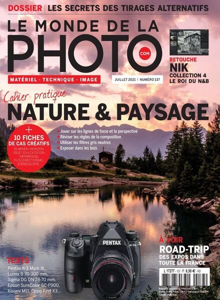 Le monde de la photo – Juillet 2021 Cover