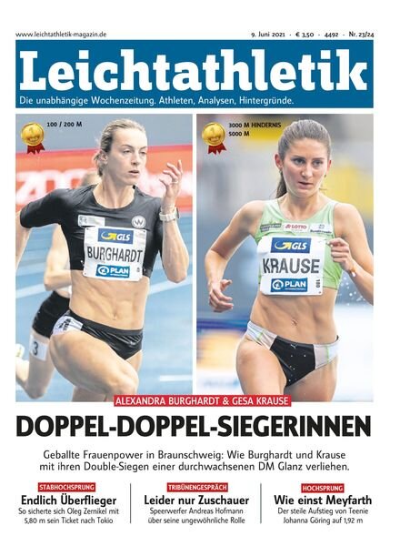 Leichtathletik – 08 Juni 2021 Cover