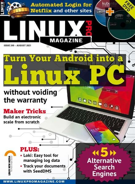 Linux Magazine USA – Issue 249 – August 2021 Cover