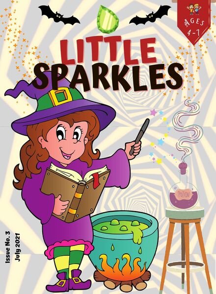 Little Sparkles Kids Magazine Ages 4-7 – July 2021 Cover