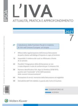 L’IVA – Luglio 2021