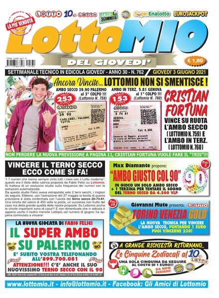 Lottomio del Giovedi – 3 Giugno 2021 Cover