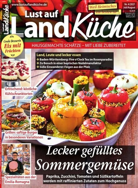 Lust auf LandKuche – Juli-August 2021 Cover