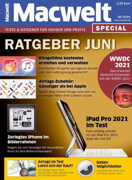 Macwelt Special – Juni 2021 Cover