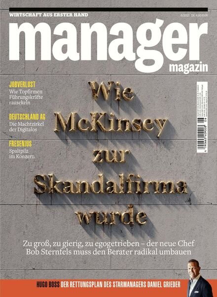 Manager Magazin – Juni 2021 Cover