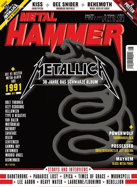Metal Hammer Germany – Juli 2021 Cover