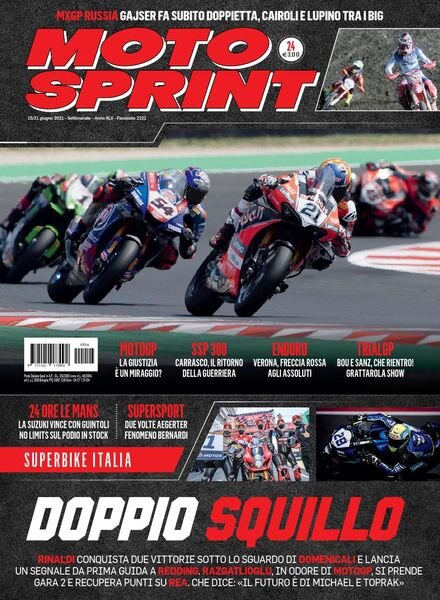 Moto Sprint – 15 Giugno 2021 Cover