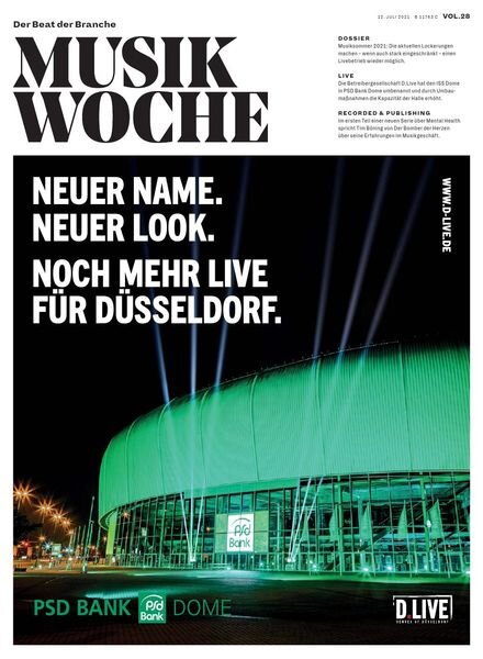 MusikWoche – 12 Juli 2021 Cover