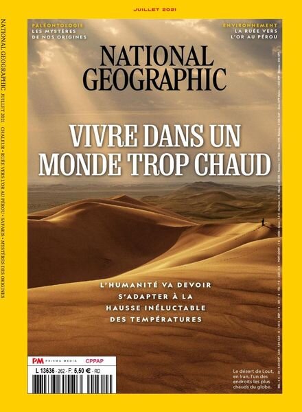 National Geographic France – Juillet 2021 Cover