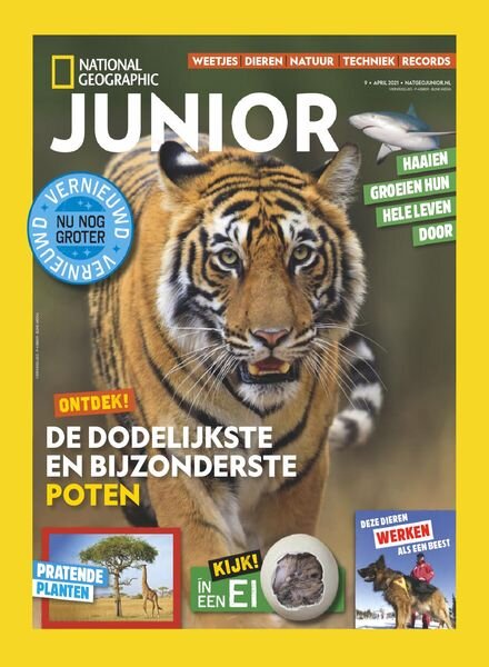 National Geographic Junior – april 2021 Cover