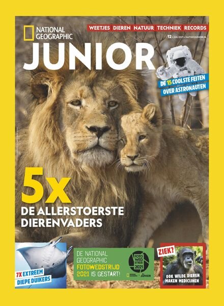 National Geographic Junior – juli 2021 Cover