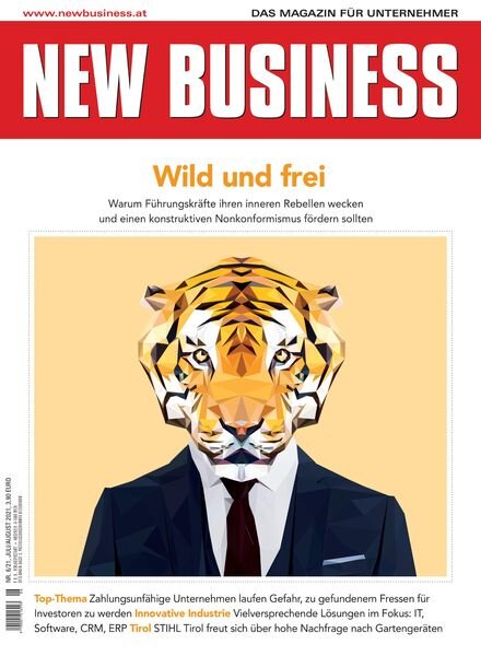 NEW BUSINESS – 02 Juli 2021 Cover